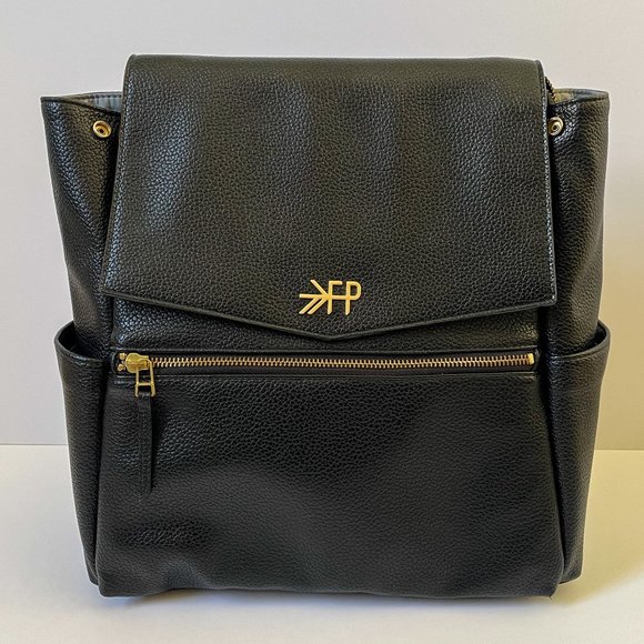Freshly Picked Handbags - Freshly Picked Ebony Mini Classic Bag II - Baby Diaper Backpack - Black
